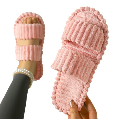 Direct Supply New Women's Four Seasons Home Slippers Deodorant, Wear-resistant, Non-slip, Lightweight, Comfortable and Soft Couple Slippers