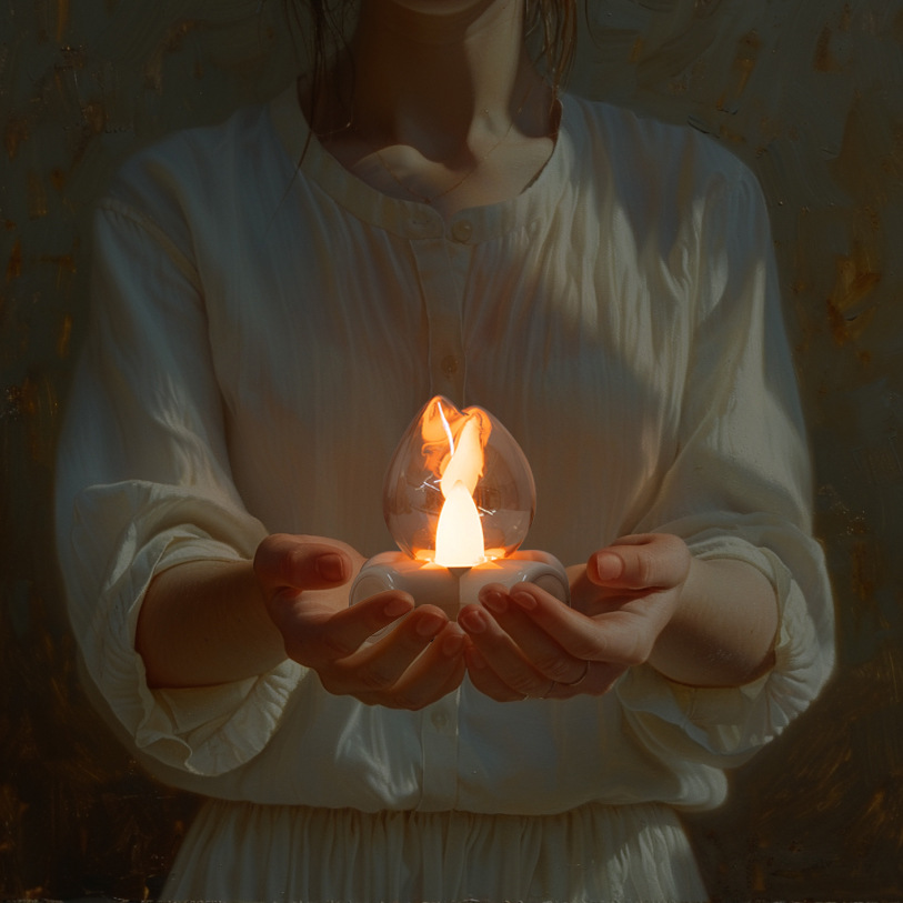 下游热卖爆款财火灯火焰灯火苗灯篝火灯柴火灯