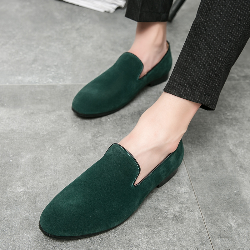 Hombres primavera y otoño moda británico bloque zapatos de cuero comercio exterior de tamaño grande zapatos casuales zapatos de hombre