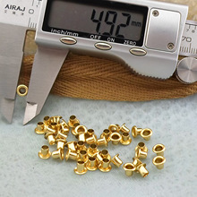 8#圆边鸡眼（外径5MM×内径2.5MM）小号铜材料圆扣 布包扣圆气眼