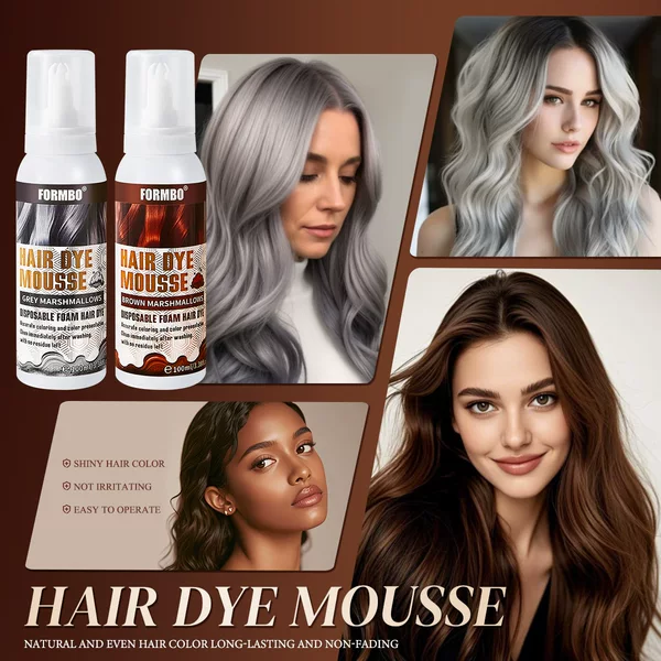 Cross-border English FORMBO version hair mousse 100ml, fashionable and convenient color-changing mousse cosmetic