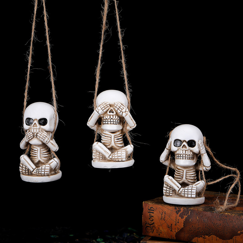 Halloween goblins cabeza calabaza decoración fiesta decoración resina transfronteriza Amazon mayorista