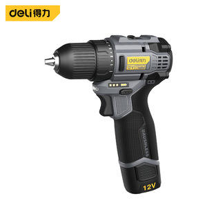 Deli tool brushless Lithium electric drill hand electric drill rechargeable household hand drill electric screwdriver hand gun Drill Driver