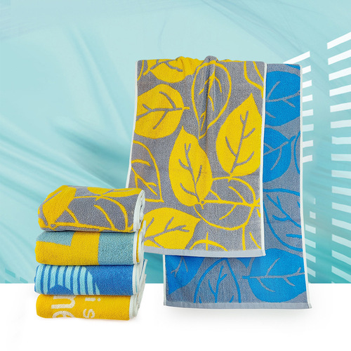Pure cotton 32-strand yarn-dyed jacquard sports towel 40*100 marathon large towel outdoor sports gift sweat towel