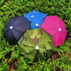 Electric vehicle mobile phone navigation holder takeaway food delivery small umbrella waterproof sunshade stand battery bicycle stand-alone vehicle