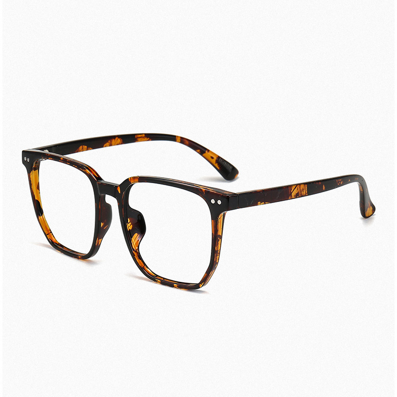 Popular Fashion TR90 Anti-blue Light Glasses, Flat Glasses for Women Without Makeup, Slimming Look, Large Square Frame, New Style for Men and Women 9211 Popular Fashion TR90 Anti-blue Light Glasses, Flat Glasses for Women Without Makeup, Slimming Look, Large Square Frame, New Style for Men and Women 9211