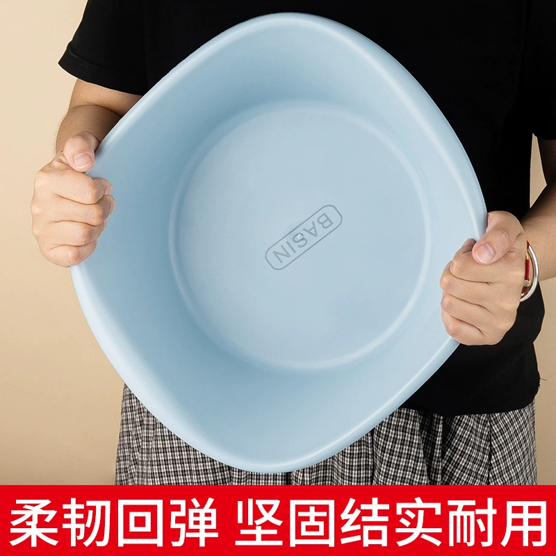 Jusheng Утолщенная пластиковая детская раковина для мытья — безопасна для использования дома от новорожденных до школьников, многоцветная