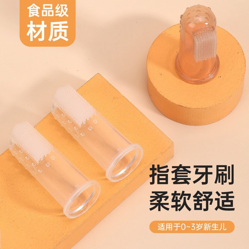 Cepillo de dientes de silicona para bebés, cepillo de dientes de silicona para el pulgar, cepillo de dientes de silicona completo, cepillo de limpieza de lengua para bebés, venta al por mayor