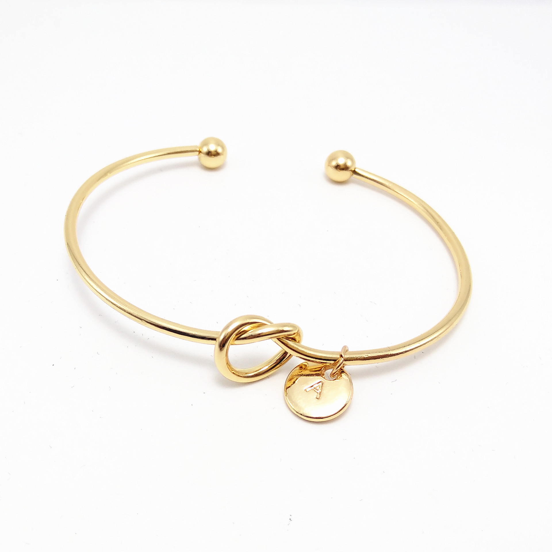 Twisted Heart Metal Bracelet Image 2