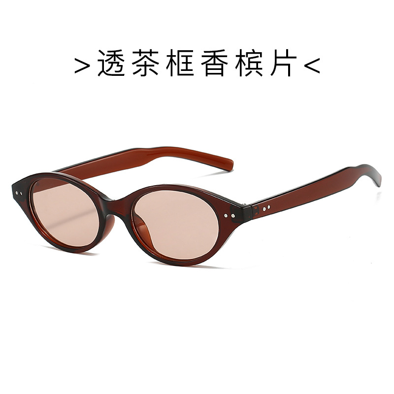 Tabletas de champán con marco de té transparente