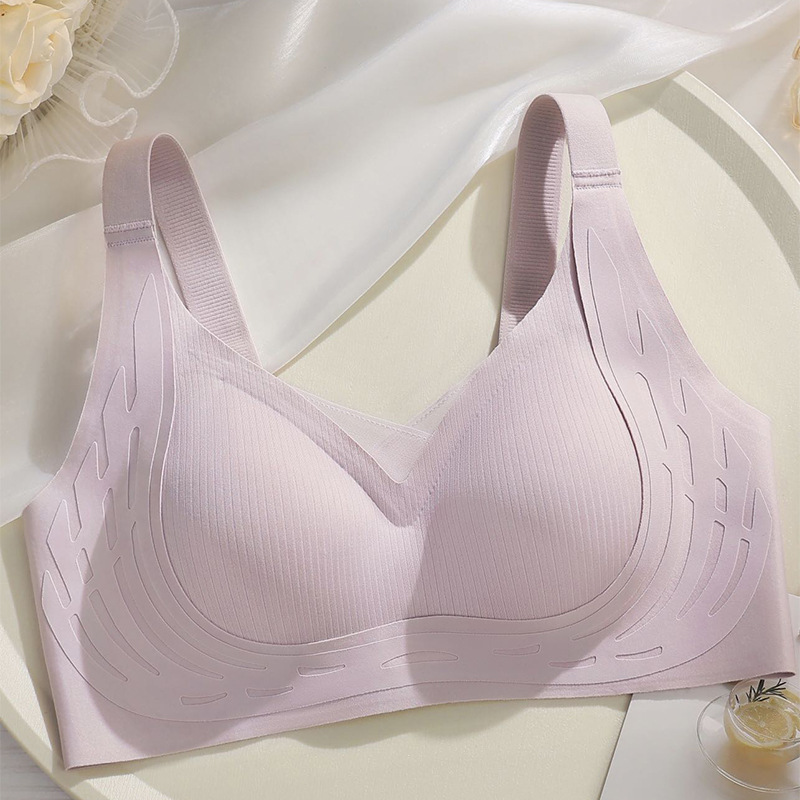 アーバンシームレス下着 レディース プッシュアップ 薄手 貧乳 プルアップ たるみ防止 ソフトサポート 調整可能 小さめブラジャー|undefined