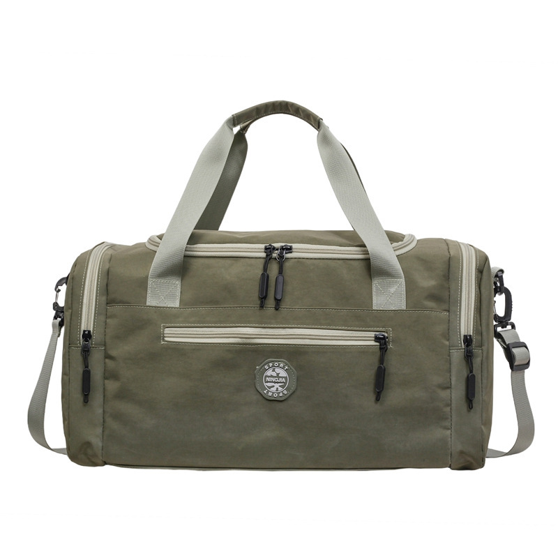 New style men's and women's sports and fitness bag with dry and wet separation, portable outdoor travel bag, large capacity storage bag for students and dormitories.