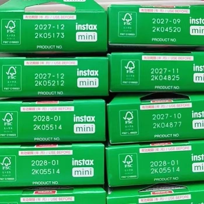 Fuji Instant Photo Paper 3 Inches 20 Sheets with White Border Suitable for Instax Mini Photo Paper in Various Specifications Genuine Product with Free Shipping