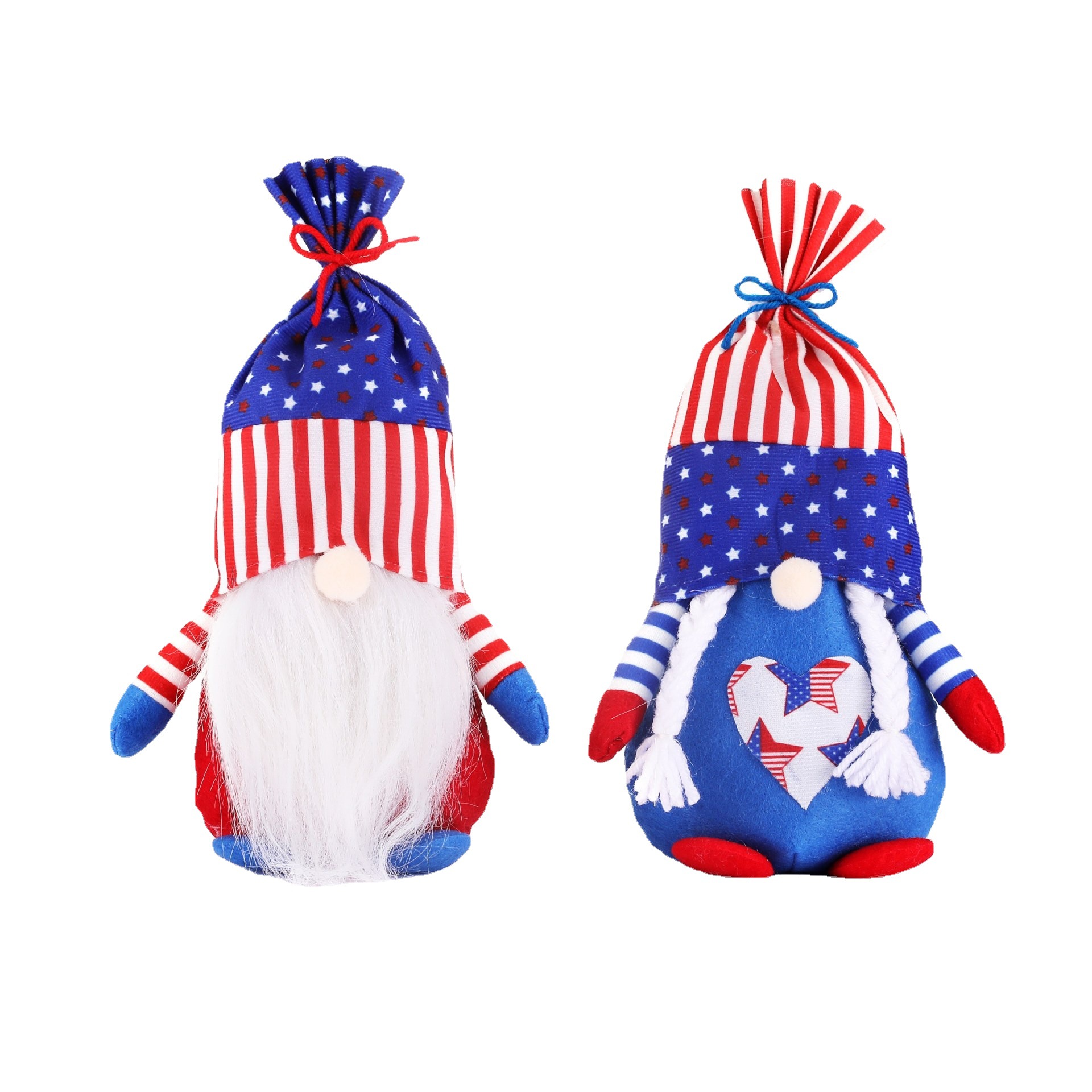 Amerikan Bağımsızlık Günü kumaş bebek sınır ötesi yeni Amerikan giyim çift Rudolph meçhul bebek dekoratif süsler
