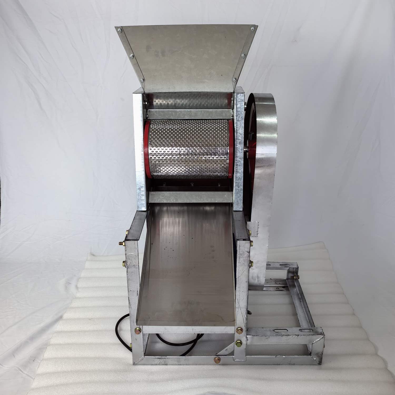 电动手摇咖啡鲜果脱皮机咖啡豆脱皮去皮机汽油柴油咖啡豆去皮机