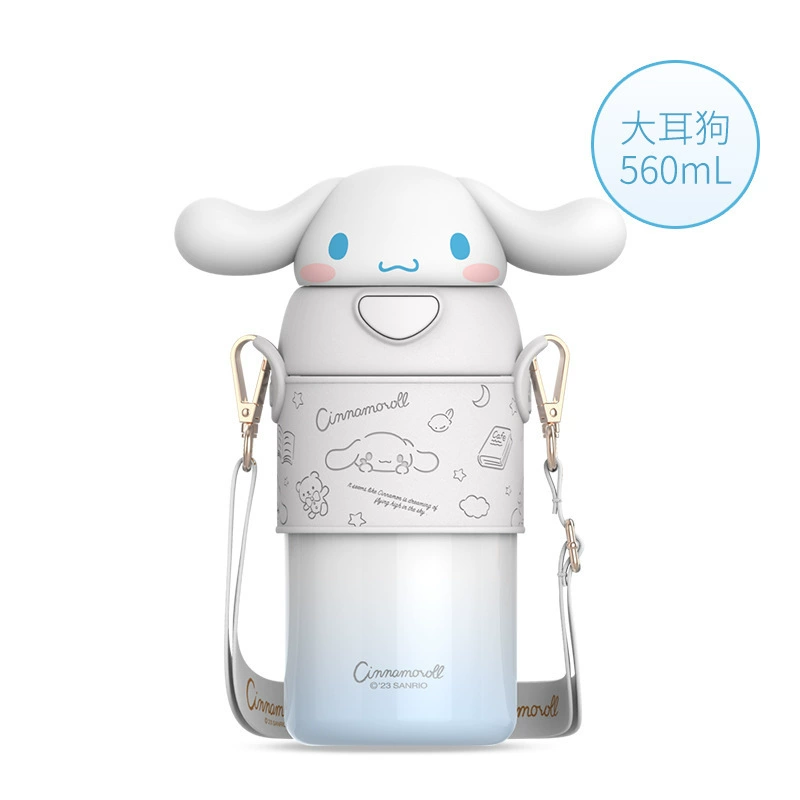 Стеклянная бутылка для детской косметики Sanrio и кукольный дизайн 560 мл – 7 вариантов цвета от X&W