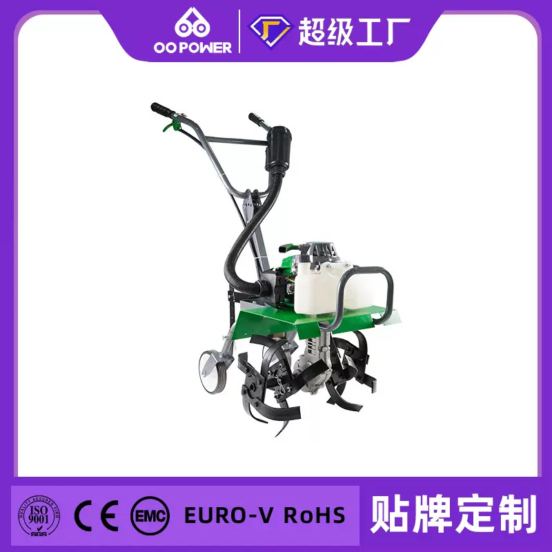 新款微耕机耕地机家用松土水田开沟机锄草开荒旋耕机农用农业机械