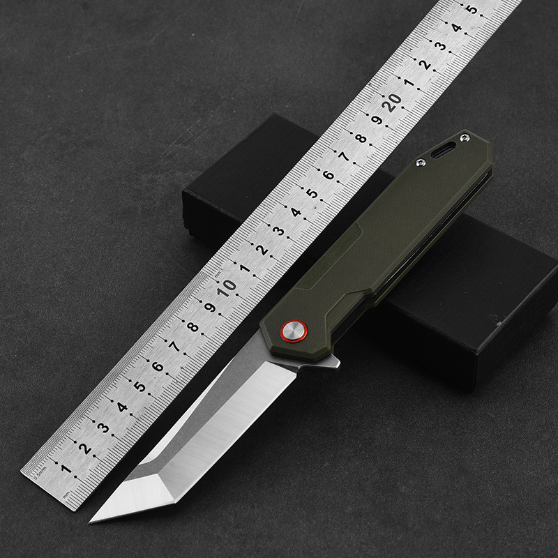 批发一件代发折叠刀不锈钢折刀野外防身折叠刀高硬度武士短折叠刀