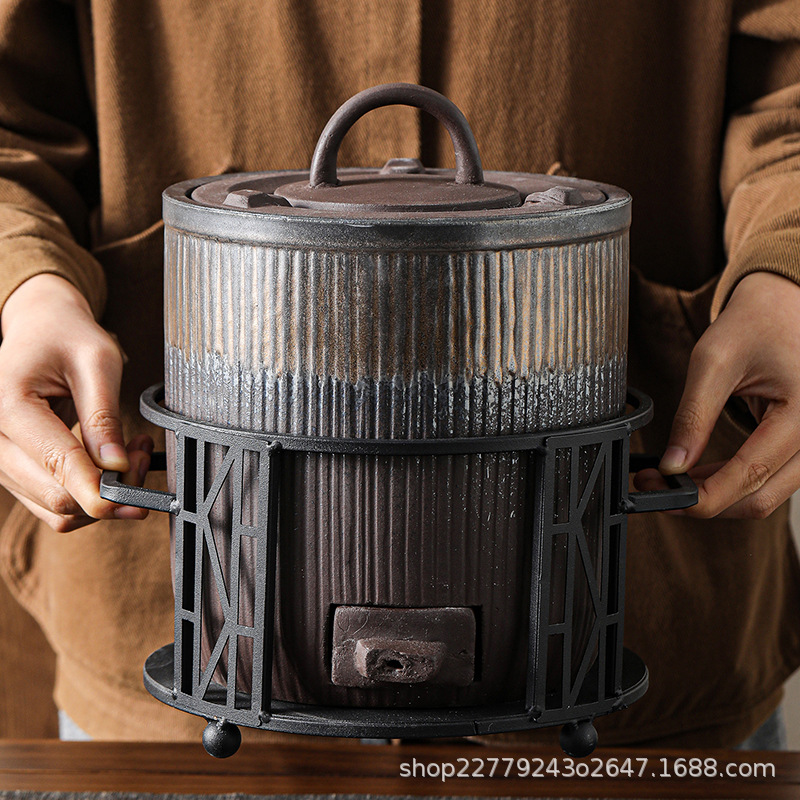 Original Ceramic Coal Stove from the Fifth Generation, Direct from the Manufacturer, Genuine Product Guaranteed, Strong Firepower, Triple Insulation