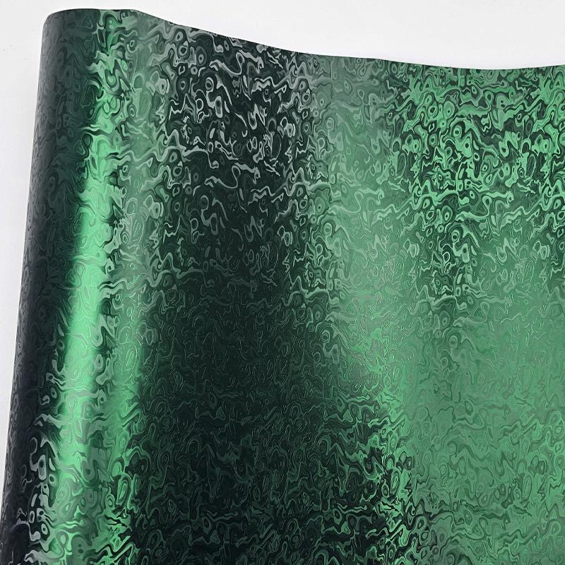 Car Pet Electroplated Color-Changing Film for Body Decoration and Interior Modification, Metaverse Ghost Matte Black Car Color-Changing Film