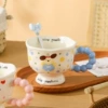 Blue spoon, with little bears