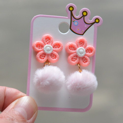 12#푹신한 이어 클립 한 쌍