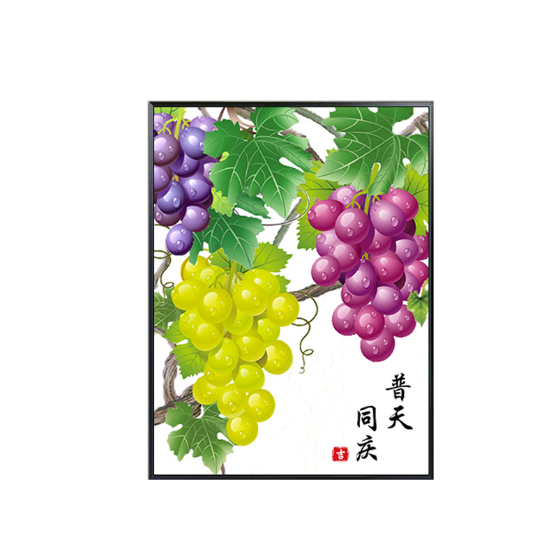 Productos genuinos Monalisa Royal punto de cruz Putian Tongqing Nuevo hilo bordado pequeña fruta pintura casera hecha a mano image 6