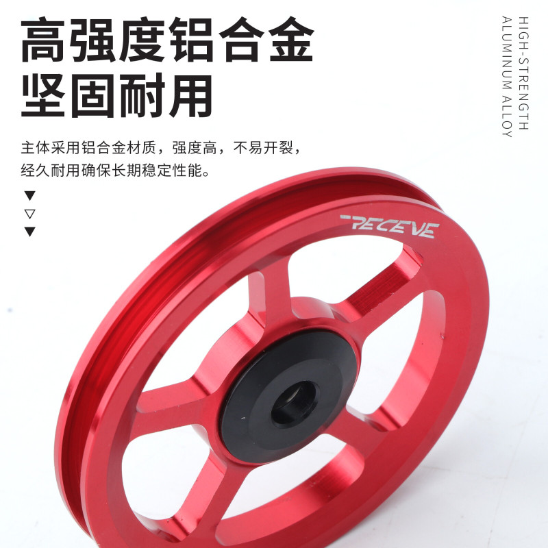RECEVE适用brompton小布折叠自行车配件铝合金改装尾架推行轮货架|undefined