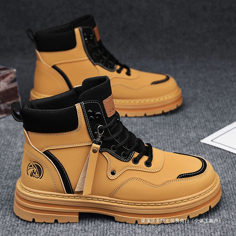 Martens, высокие зимние нескользящие износостойкие альпинистские ботинки на платформе