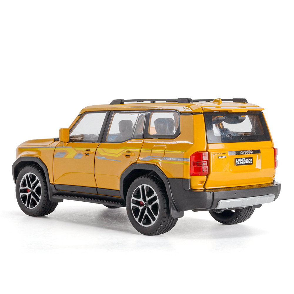 Simulación en caja 1 - 24 Prado LC250 aleación modelo de vehículo todoterreno juguetes al por mayor