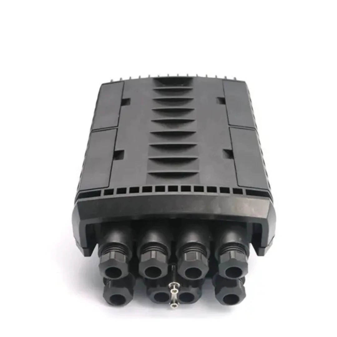 288-жильный оптоволоконный соединительный короб для наружного использования, 4 входа, 4 выхода, терминальная коробка для доступа к оптоволокну, закрытое оборудование для оптоволокна, водонепроницаемое.