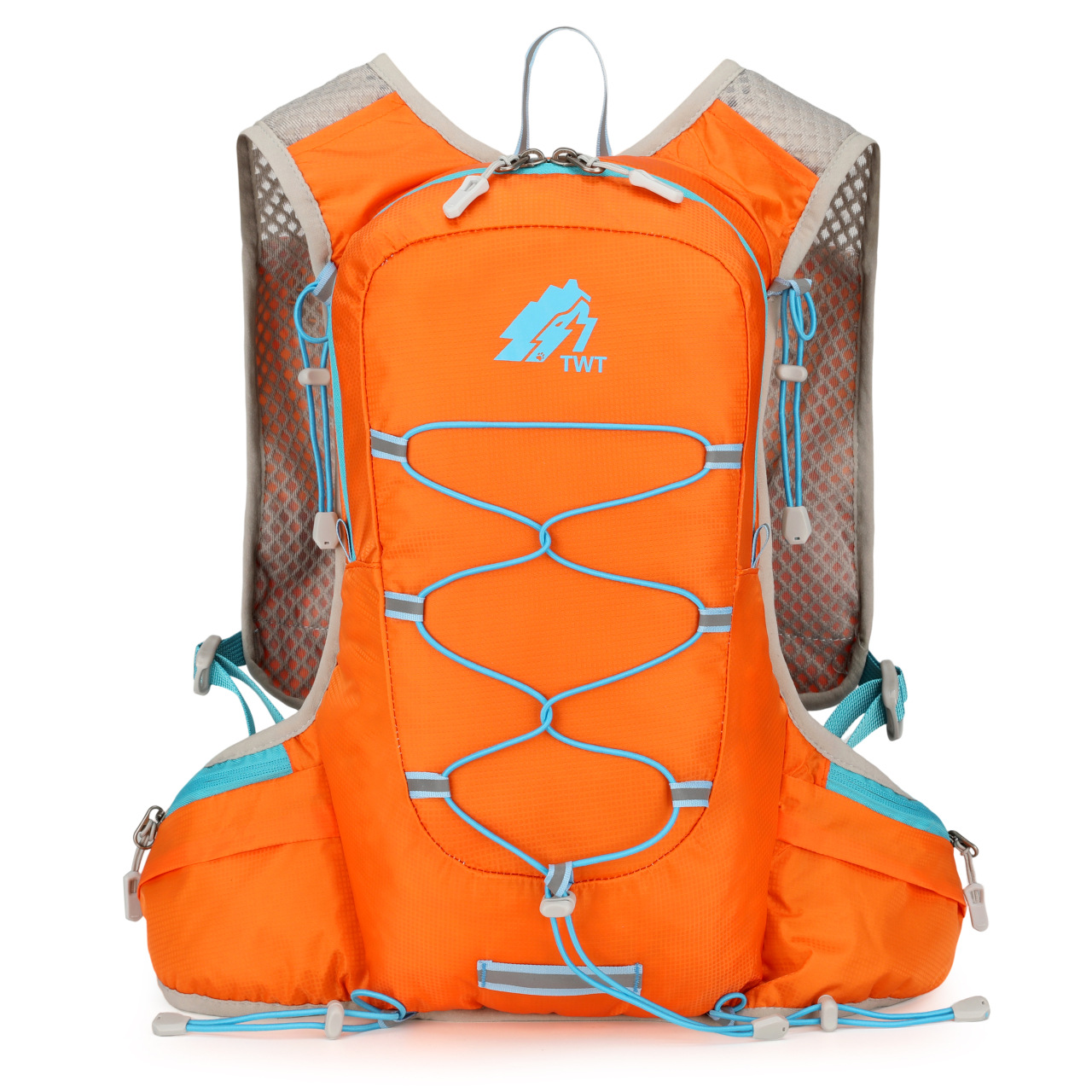 Mochila de montaña deportiva transfronteriza al aire libre para parejas de hombres y mujeres, alta capacidad, mochila de hombro de viaje a pie ligera, almacenable