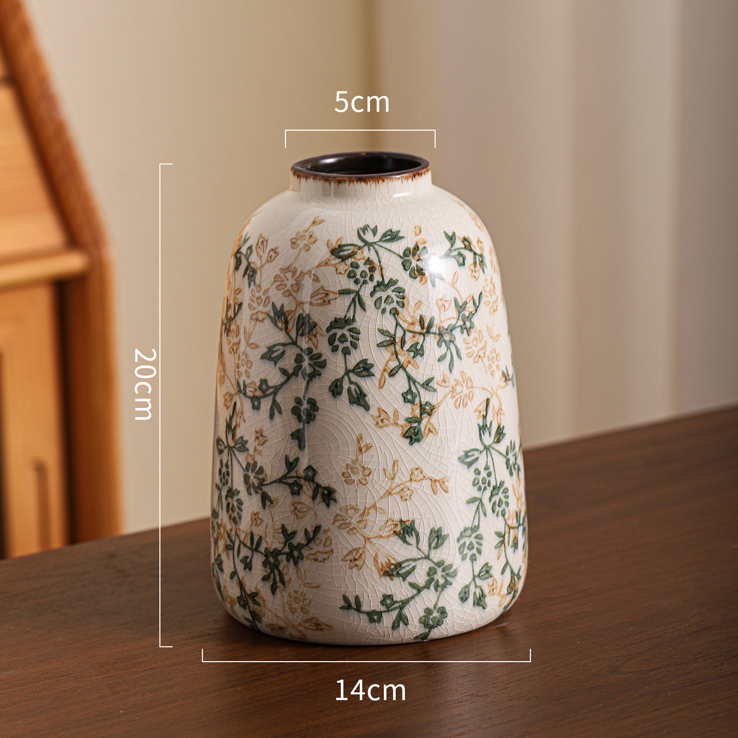 Flores rotas de palma verde dd20 (14 * 5 * 20cm) 24 cajas completas