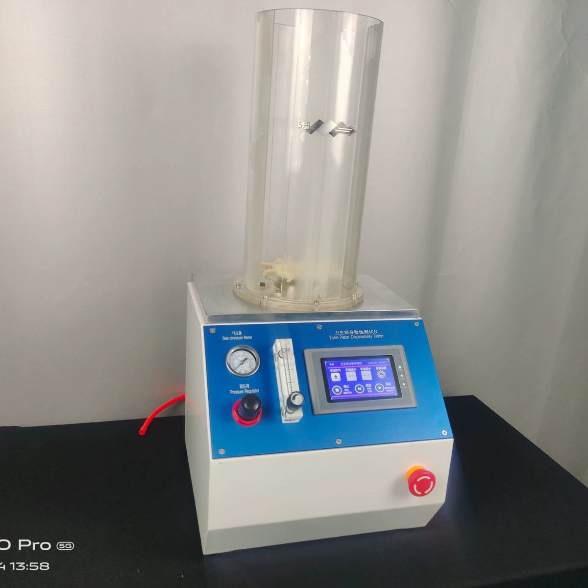 Рассредоточительный тестер для туалетной бумаги Дисперсионная испытательная машина для туалетной бумаги