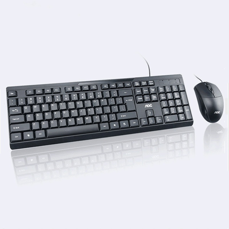 卸し売りAOC KM160オフィスビジネス家庭用コンピューターのキーボードのマウスセットusb一体型のノートパソコンのデスクトップ|undefined