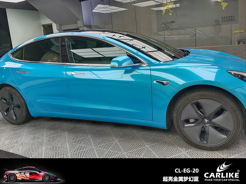 Carlake Super brillante película de cambio de color de metal brillante superficie brillante nacarado punto de inflamación película del cuerpo del coche resalte completo coche que cambia de color belleza del coche