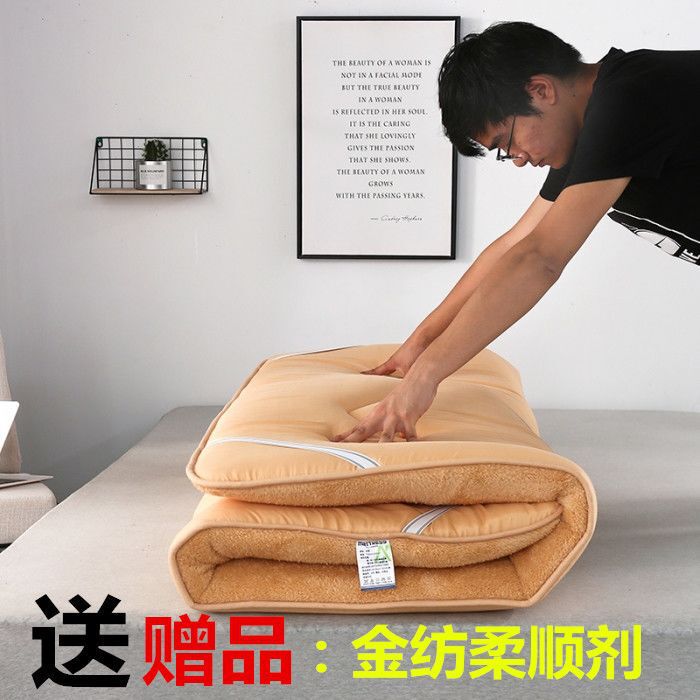 Thickened Cashmere Mattress 1.8m1.5m Tatami Single Double Mattress Thickeneded Student Dormitory Mattress