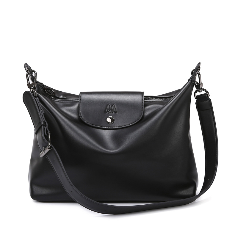 Cross-Border Soft Leather Tote Bag For Women, Fashion Simple Commuter Shoulder Bag, Versatile Large Capacity Crossbody Bag - Thumbnail 5