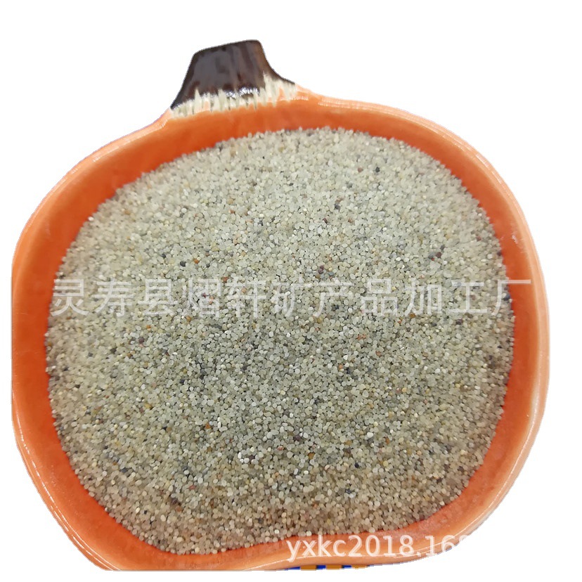 供应游乐场高尔夫球厂用圆粒沙 人造沙滩用圆粒沙 熠轩圆粒沙厂