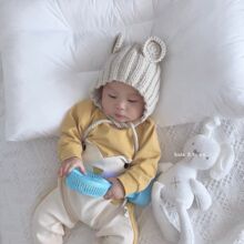 长耳兔玩偶婴儿睡眠安抚公仔具毛绒玩具 安抚兔子小白兔小领结熊