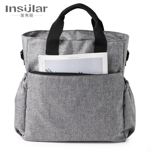 One-shoulder cross-body multi-functional large-capacity mommy bag set waterproof portable mommy bag mother and baby outing bag casual bag