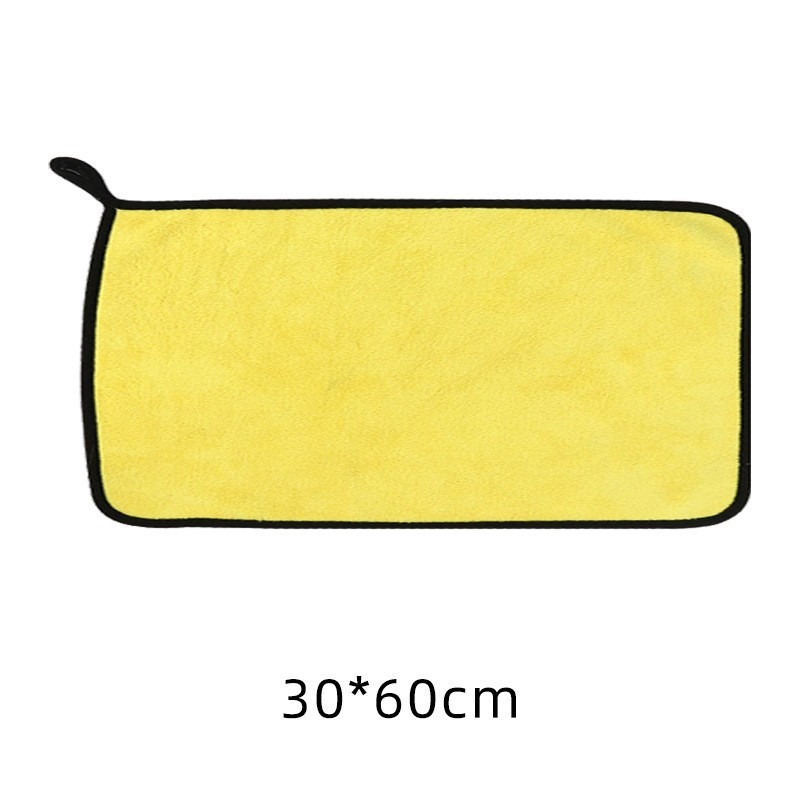 Toalla amarilla de doble cara - 30 * 60