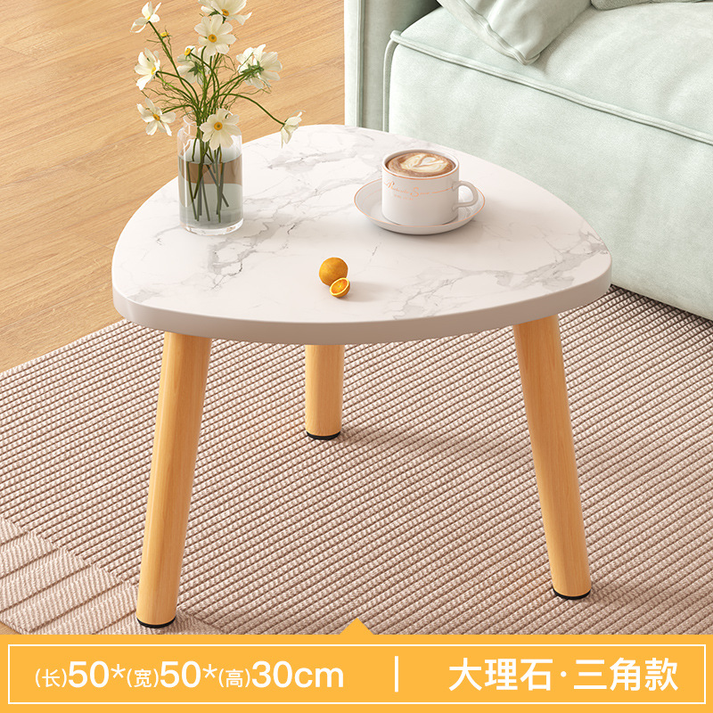 화이트 스톤 패턴 곡선 삼각형 모델 [직경 50*50*30] 원목 다리