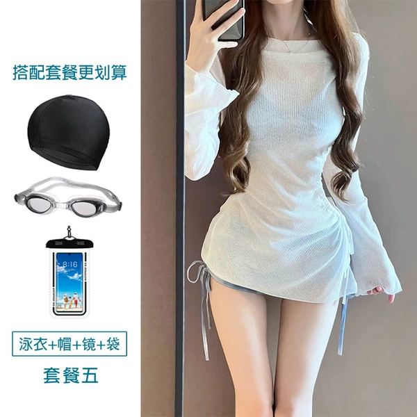 [Package (5) Denim Blue] (hat + mirror + bag)