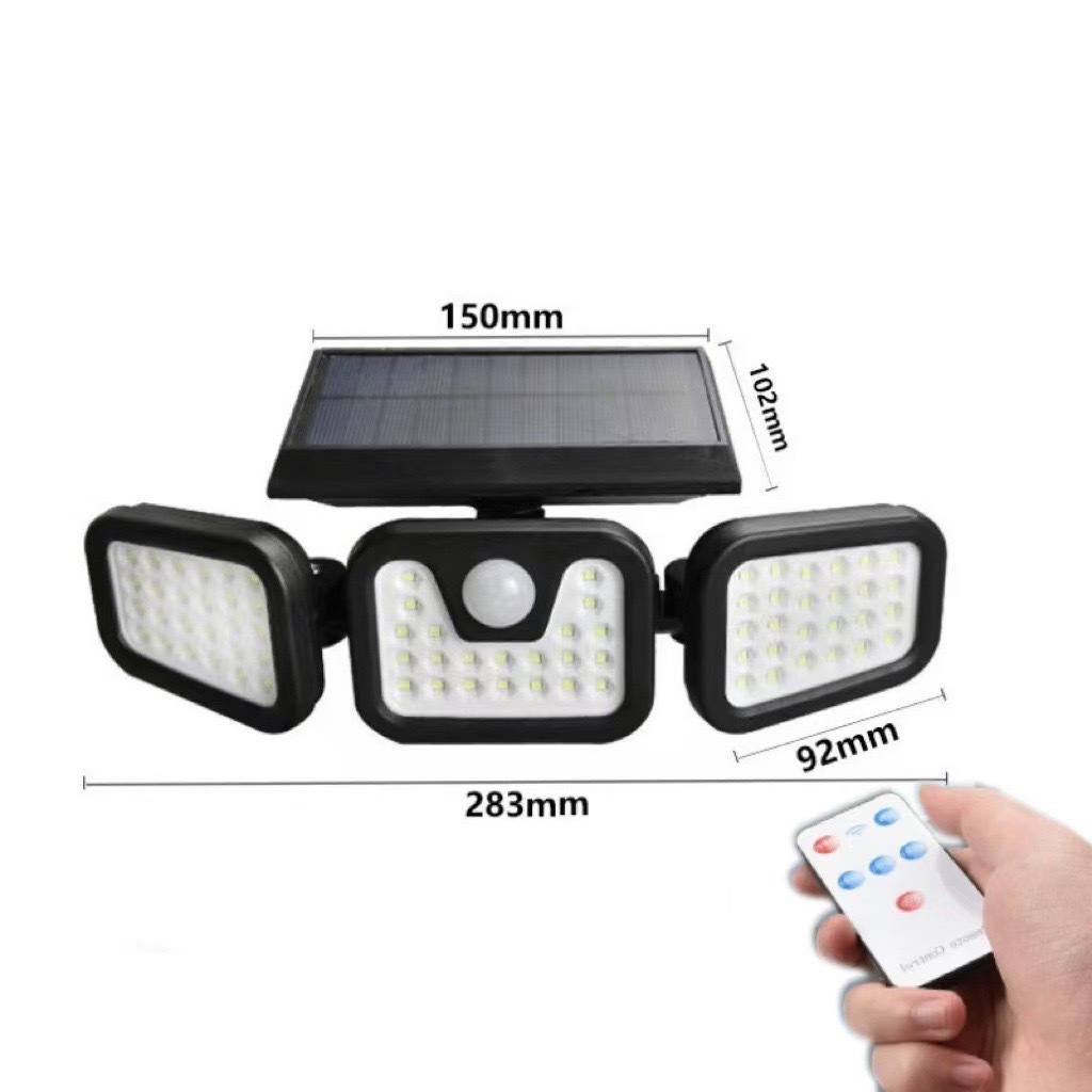lámpara solar de pared multigrotación dividida lámpara de calle impermeable villa patio inducción del cuerpo humano lámpara de iluminación de carretera