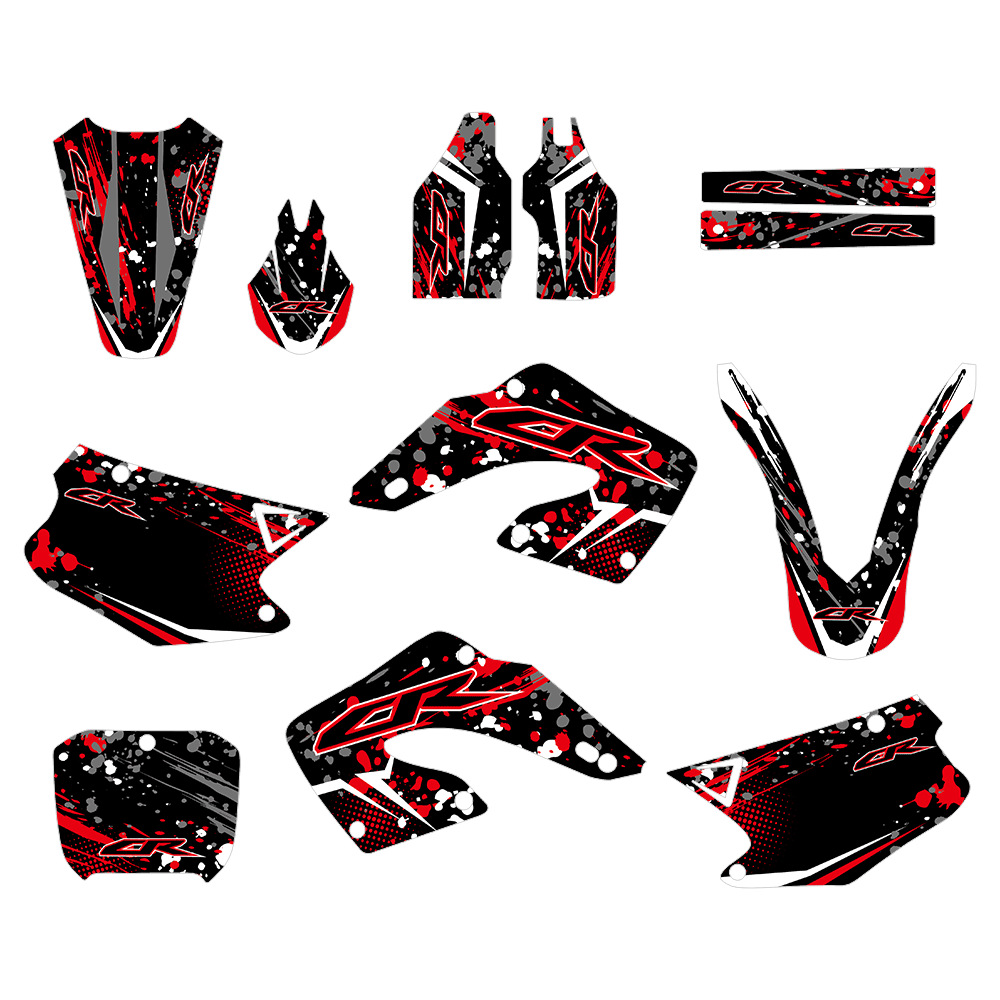 Aplicable a Honda CR125 CR250 CR 125 250 2000 - 2001 motocicleta todoterreno conjunto completo de pegatinas