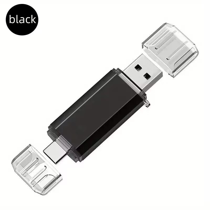 Fabricantes de discos USB un gran número de TYPE-C computadoras móviles de doble interfaz 128g de gran capacidad USB 64G disco USB de metal