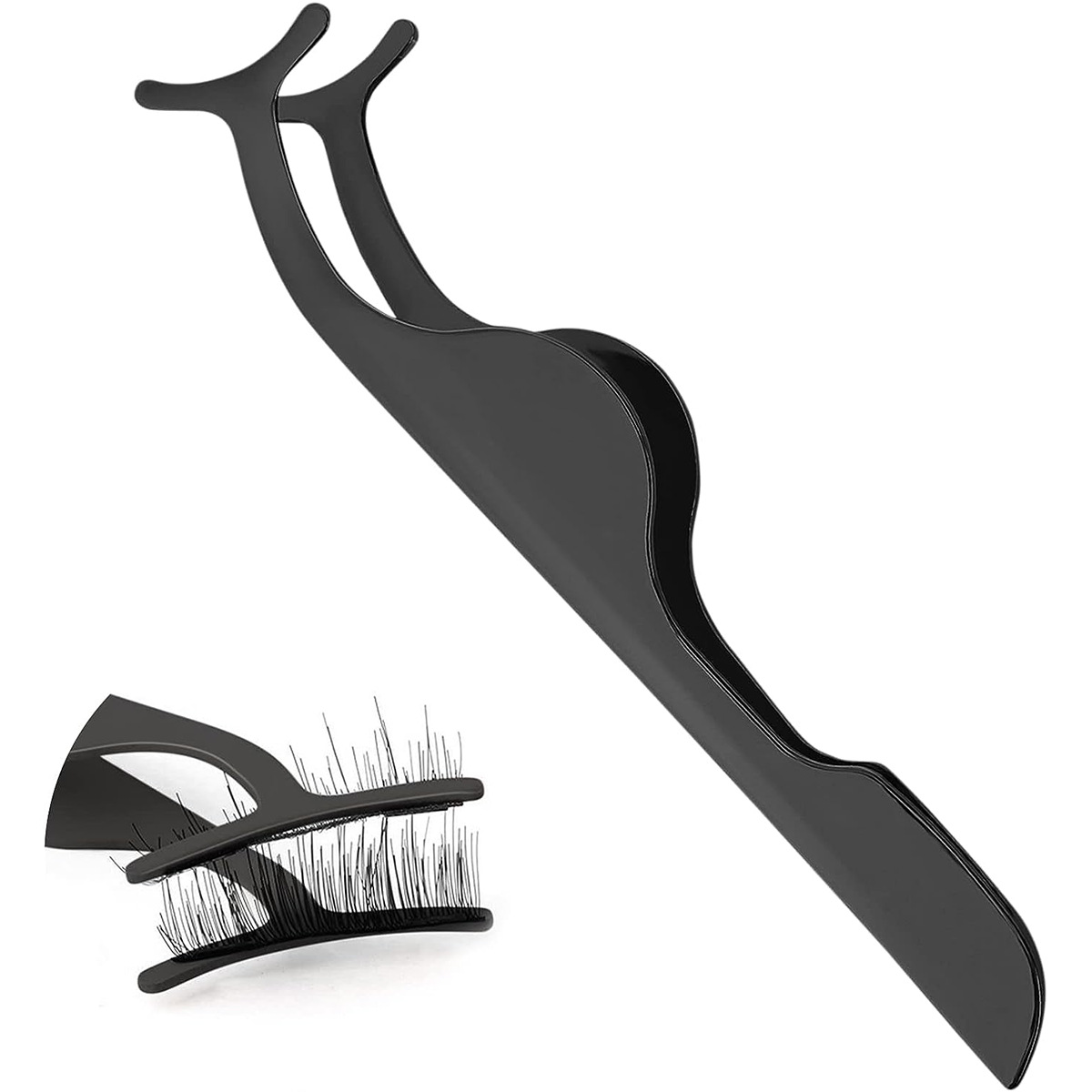 Black false eyelashes stainless steel