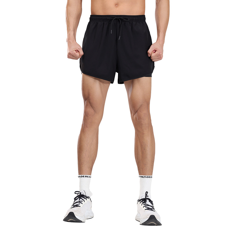 Exportación europea y americana, pantalones cortos deportivos de secado rápido, pantalones deportivos de entrenamiento para correr, maratón, pantalones deportivos americanos forrados para hombres