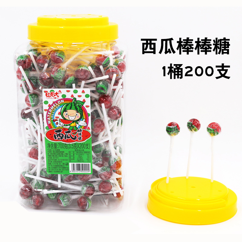 미니 수박 막대사탕 [200통]
